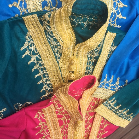 Turquoise,Black or Pink Handmade Baby Kaftan🤘🏼 - Picture 6 of 6